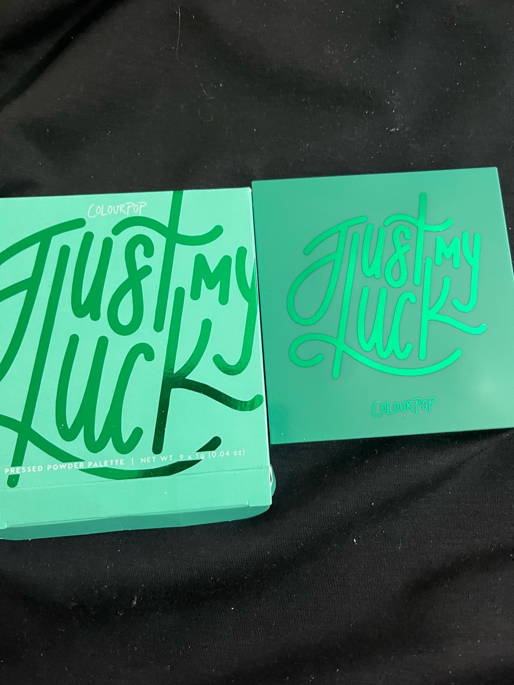 ColourPop Just My Luck Eyeshadow Palette - Teal Green